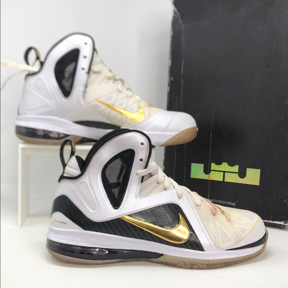 Nike Lebron 9 P.S. Elite Home 2012 Men’s Basketball Sneakers-Size 8.5 (Defects)